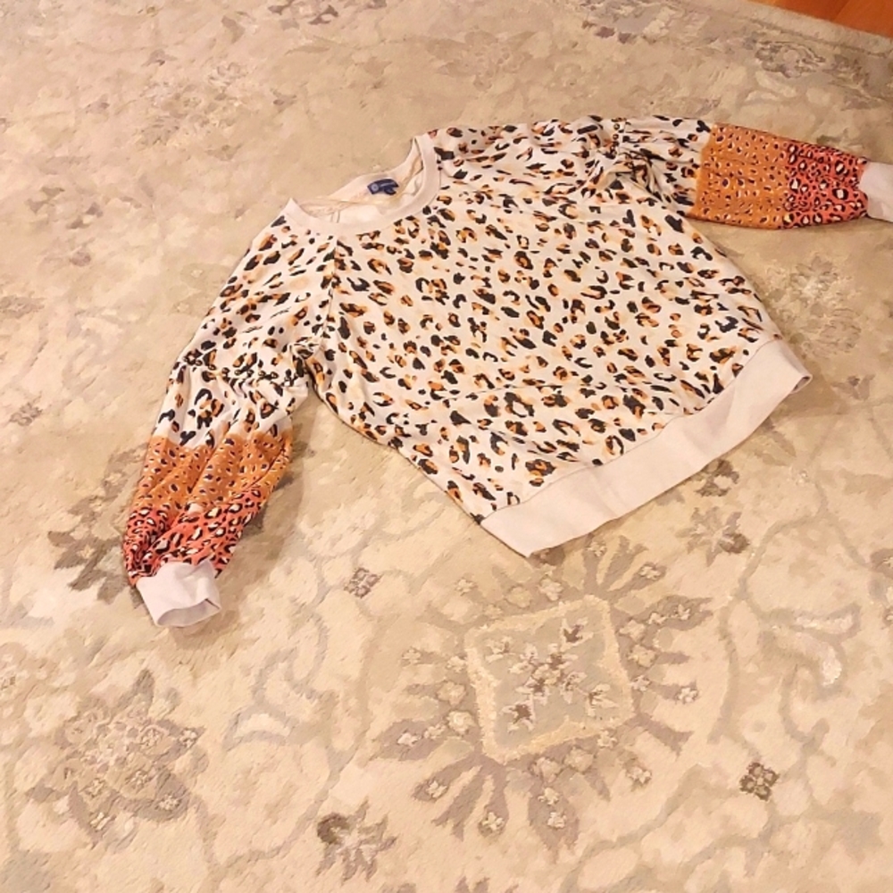 Democracy animal print top, 1x, in new condition without tags,never worn.ptp 23"